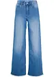 Jeans wide leg, a vita alta, bonprix