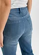 Jeans a zampa in cotone biologico con bottoni, bonprix