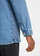 Blazer lungo in jeans con inserti smock ai lati, bpc bonprix collection