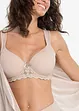 Reggiseno imbottito con ferretto e poliammide riciclata, bonprix