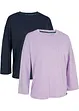 T-shirt sportiva tecnica (pacco da 2) con maniche a 3/4, bpc bonprix collection