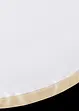 Tendina corta con fascia di satin e poliestere riciclato, bonprix