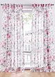 Tenda trasparente a fiori con poliestere riciclato (pacco da 1), bonprix