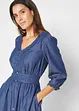 Abito di jeans con dettagli in pizzo, bpc selection