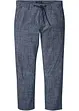 Pantaloni chino regular fit in chambray, straight, bonprix