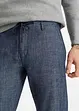 Pantaloni chino regular fit in chambray, straight, bonprix