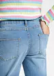 Jeans wide leg, vita media, bonprix