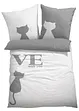 Biancheria da letto double-face con gatti, bpc living bonprix collection