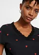 Maglia fantasia in puro cotone, bonprix