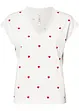 Maglia fantasia in puro cotone, bonprix
