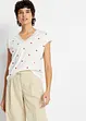 Maglia fantasia in puro cotone, bonprix