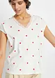 Maglia fantasia in puro cotone, bonprix