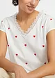 Maglia fantasia in puro cotone, bonprix