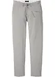 Pantaloni chino in misto lino con elastico in vita regular fit, straight, bonprix