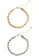 Bracciali (set 2 pezzi), bonprix