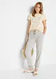 T-shirt basic con stampa (pacco da 2), bonprix