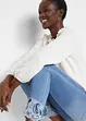 Jeans slim fit elasticizzati, vita media, bonprix