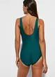 Costume intero con pieghe decorative e effetto modellante leggero, bonprix