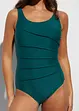 Costume intero con pieghe decorative e effetto modellante leggero, bonprix