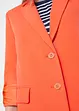 Blazer lungo con maniche arricciate, bonprix