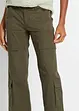 Pantaloni cargo in misto cotone elasticizzato, bonprix