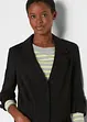 Blazer lungo in Punto di Roma misto viscosa, bonprix
