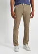 Pantaloni chino elasticizzati con cintura regular fit, straight, bonprix