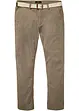 Pantaloni chino elasticizzati con cintura regular fit, straight, bonprix