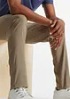 Pantaloni chino elasticizzati con cintura e taglio comfort regular fit, straight, bonprix