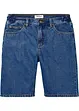 Bermuda in jeans con cinta elasticizzata ai lati, classic fit, bonprix