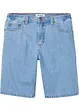 Bermuda in jeans con cinta elasticizzata ai lati, classic fit, bonprix