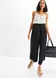 Pantaloni culotte in satin fluente, bonprix