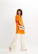Camicia lunga oversize in mussola di cotone, bonprix