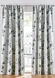 Tenda oscurante con stampa floreale lucida (pacco da 1), bonprix