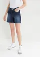 Shorts di jeans elasticizzati, a vita media, bonprix