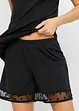 Pigiama estivo con inserto in mesh, bonprix