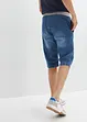 Bermuda lunghi in jeans leggero con elastico in vita, relaxed fit, bonprix