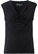 Top con scollo a cascata, bonprix