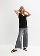 Top con scollo a cascata, bonprix