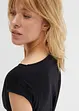 Top con scollo a cascata, bonprix