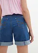 Shorts di jeans elasticizzati comfort, John Baner JEANSWEAR