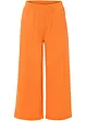 Pantaloni culotte in jersey a coste con cinta comoda, bonprix