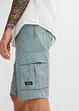 Bermuda cargo con elastico in vita e taglio comfort, regular fit, bonprix