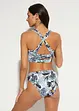 Bikini a bustier con spalline incrociate (set 2 pezzi), bonprix