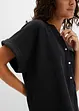 Blusa a maniche corte in mussola, bonprix