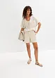 Blusa a maniche corte in mussola, bonprix