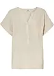 Blusa a maniche corte in mussola, bonprix