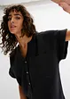 Blusa a maniche corte in mussola, bonprix
