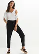 Pantaloni in jersey di misto cotone elasticizzato, bonprix