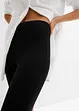 Pantaloncini in jersey a costine, vita alta, bonprix